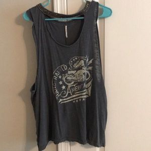 Grey tank top
